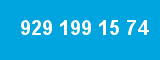 929 199 15 74 929 199 15 74